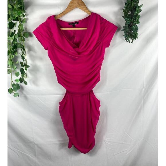 NWT Boulee Blake Dress in Bright Pink - Picture 1 of 8